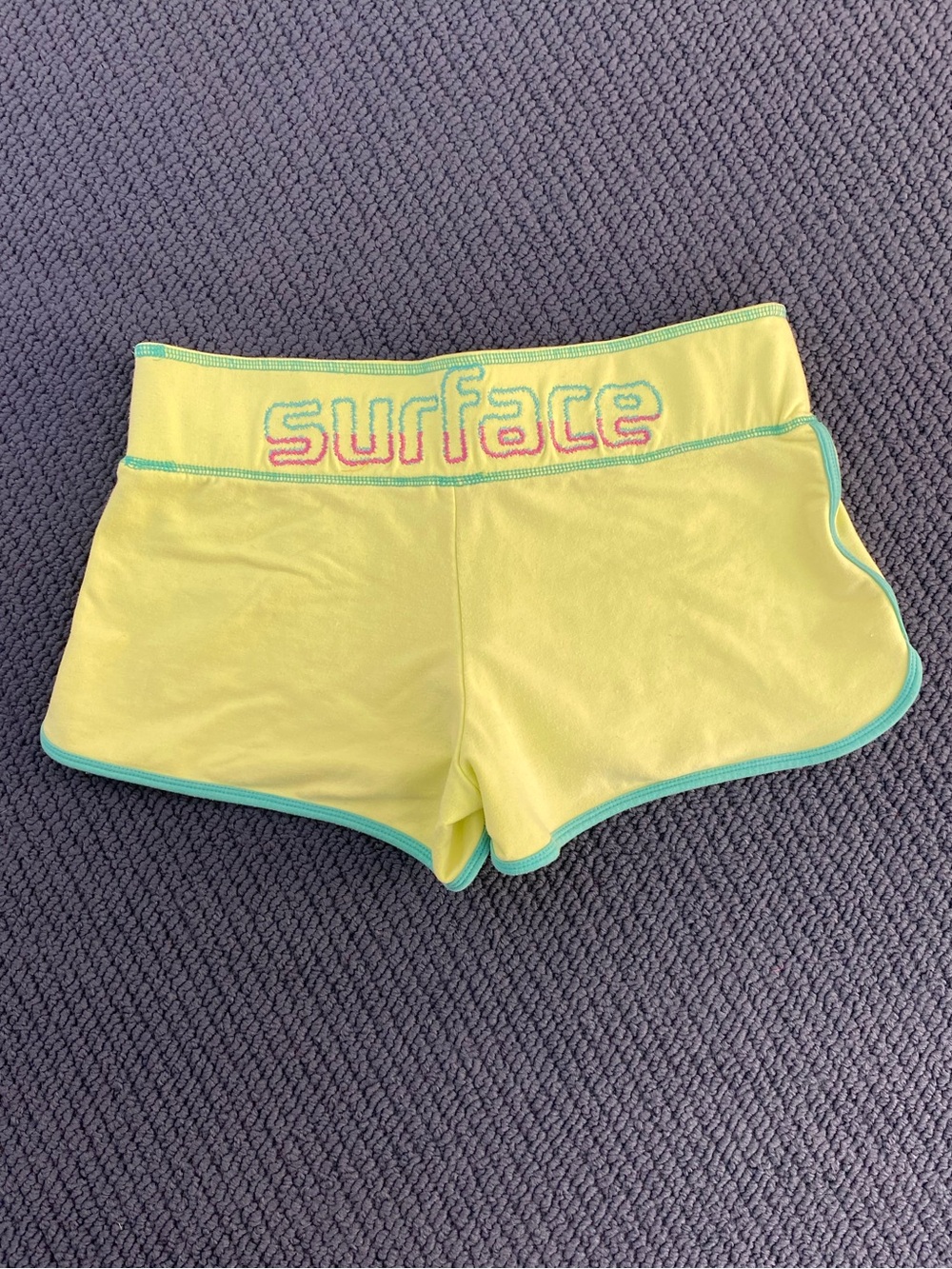 Y2k Surface Neon Sweatshorts